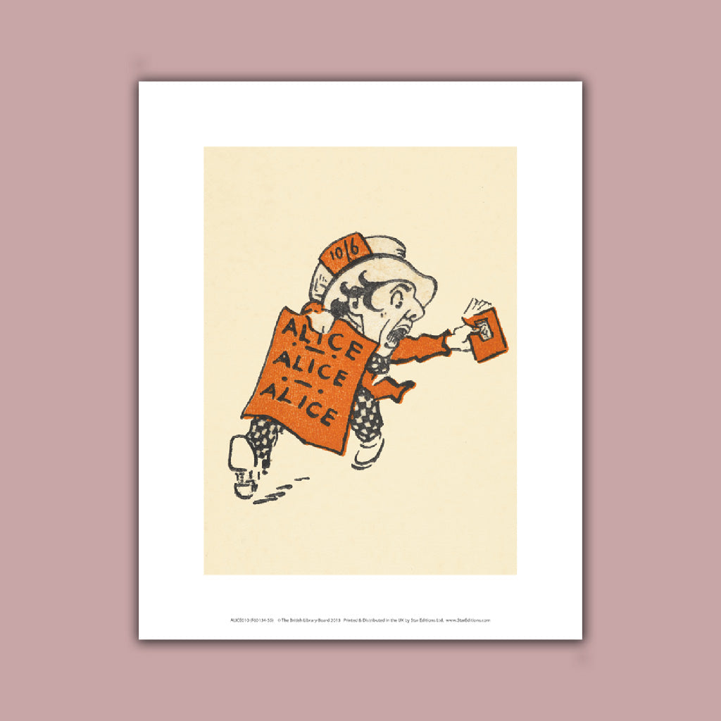 Alice in Wonderland - Mad Hatter Art Print