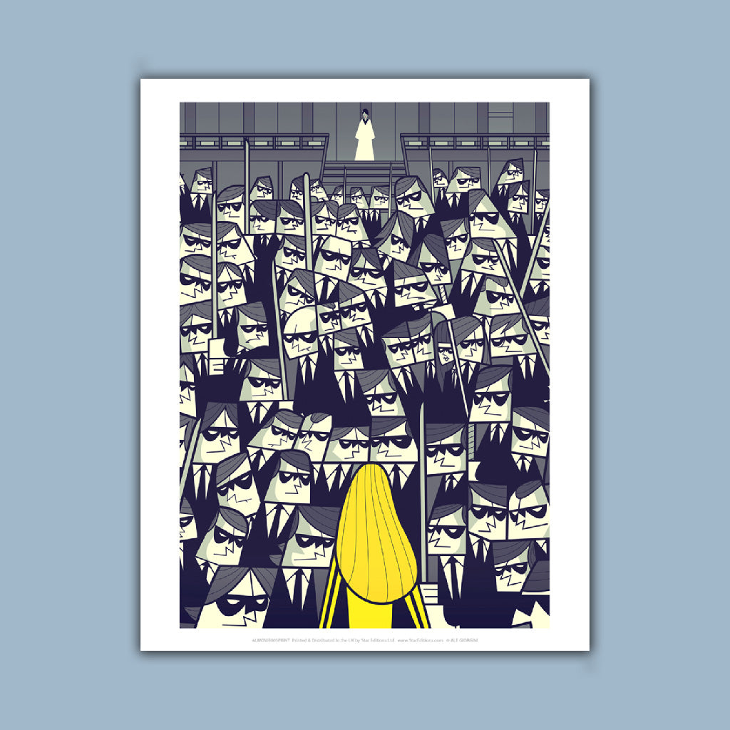 Kill Bill - Blue Art Print