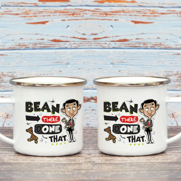 Bean There Done That Enamel Mug (Lifestyle)