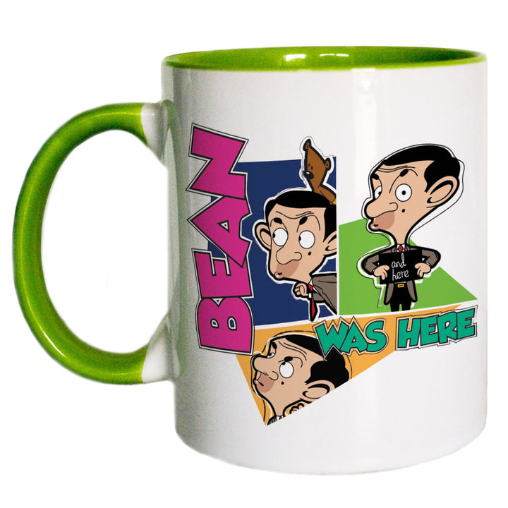 Bean Was Here Coloured Insert Mug