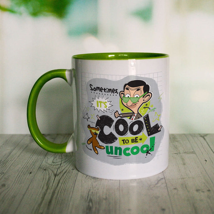 Sometimes It's Cool To Be Uncool Coloured insert mug (Lifestyle)