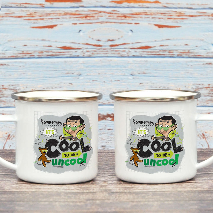 Sometimes It's Cool To Be Uncool Enamel Mug (Lifestyle)