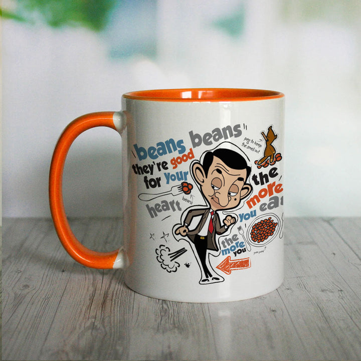 Bean beans, good for your heart Coloured insert mug (Lifestyle)