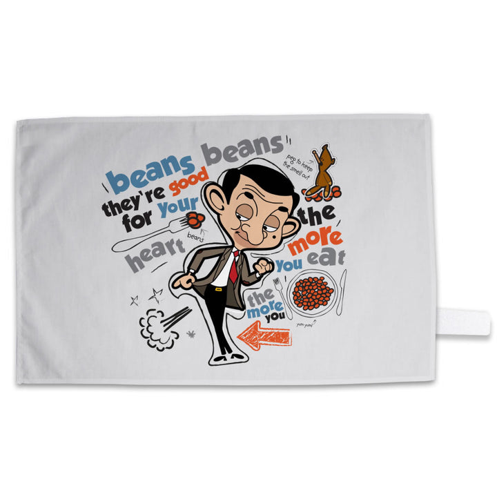 Bean beans, good for your heart Tea Towel