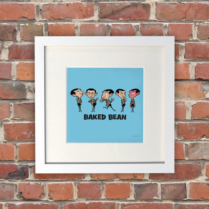 Baked Bean White Framed Print (Lifestyle)