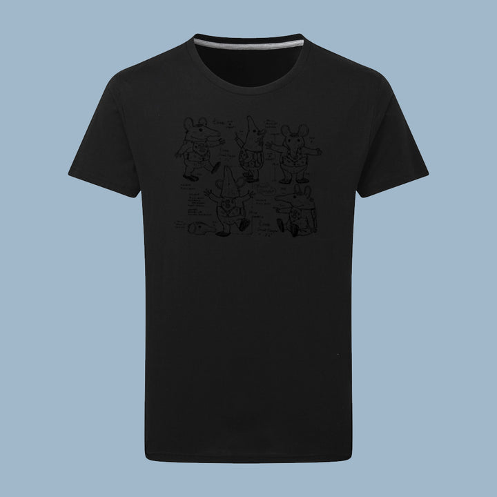 Clangers Sketch Art Small Clanger T-Shirt