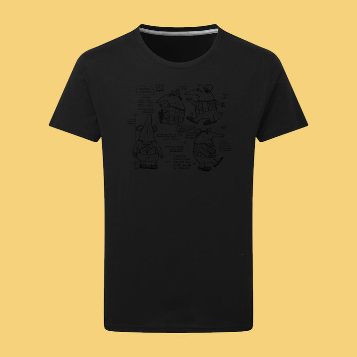 Clangers Sketch Art Major Clanger T-Shirt