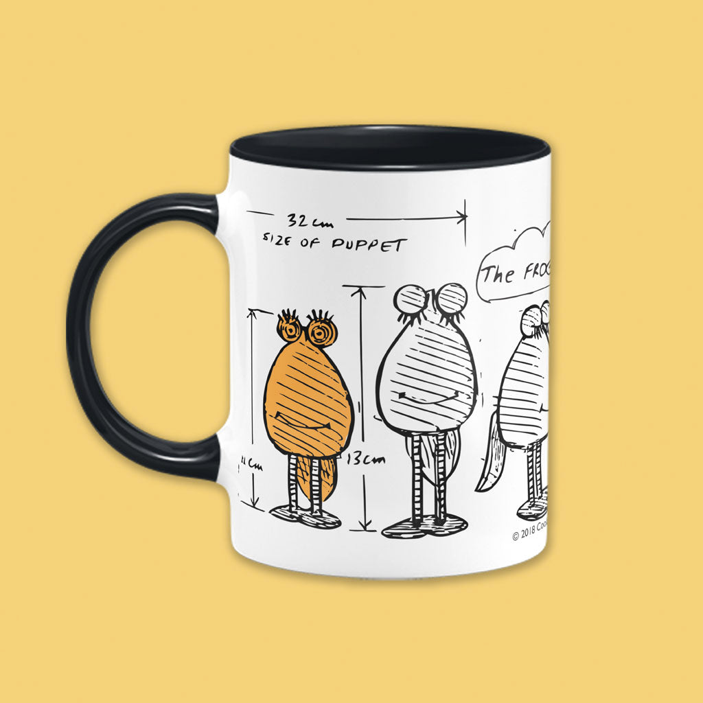 Clangers Sketch Art Iron Chicken Coloured Insert Mug