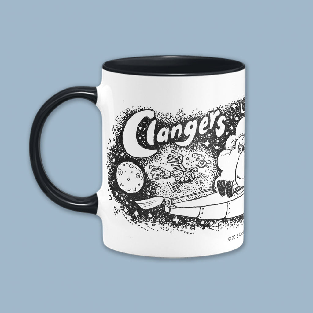 Clangers Sketch Art Space Coloured Insert Mug