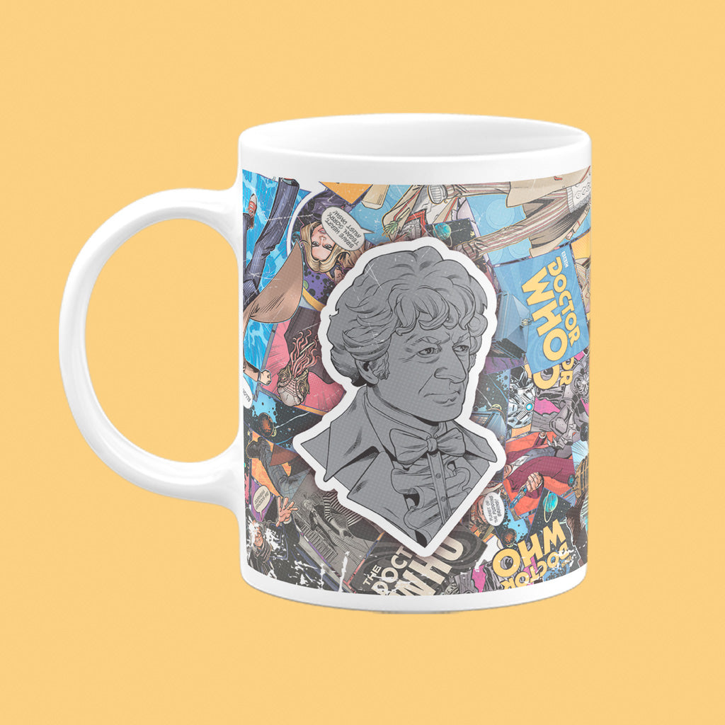 Third Doctor Comic Mug