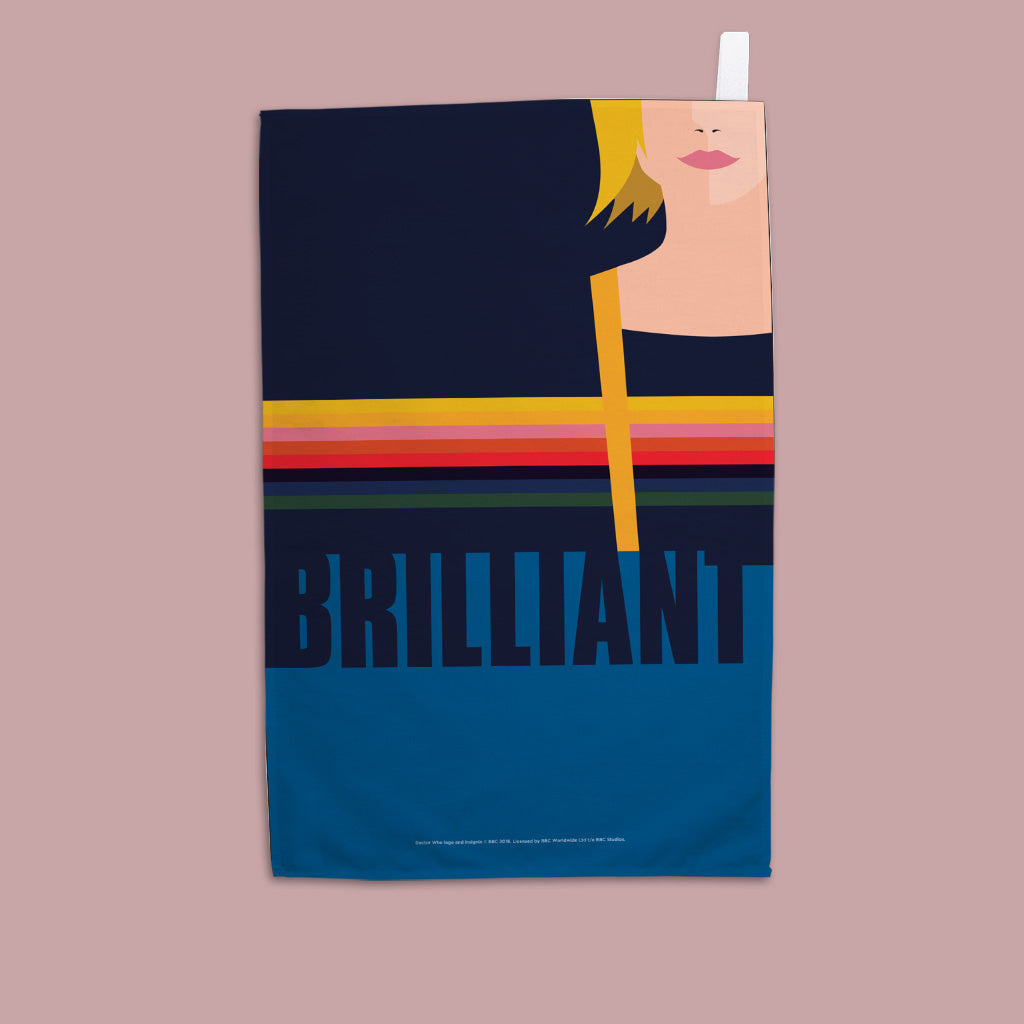Thirteenth Doctor Brilliant Tea Towel