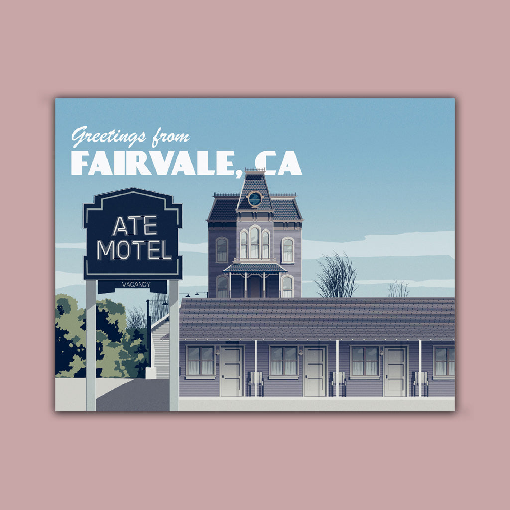 Film Poster - Bates motel - day time Art Print