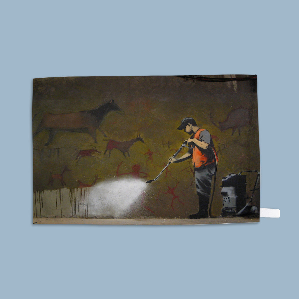 Graffiti art - Cave paintings Tea Towel