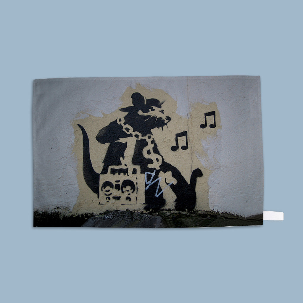 Graffiti art - Boombox Tea Towel