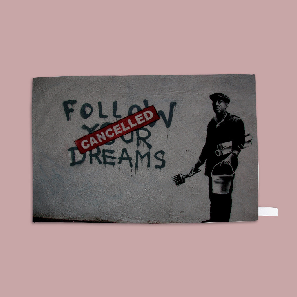 Graffiti art - Cancelled Tea Towel