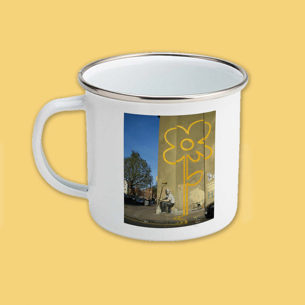 Graffiti art - Flower Enamel Mug