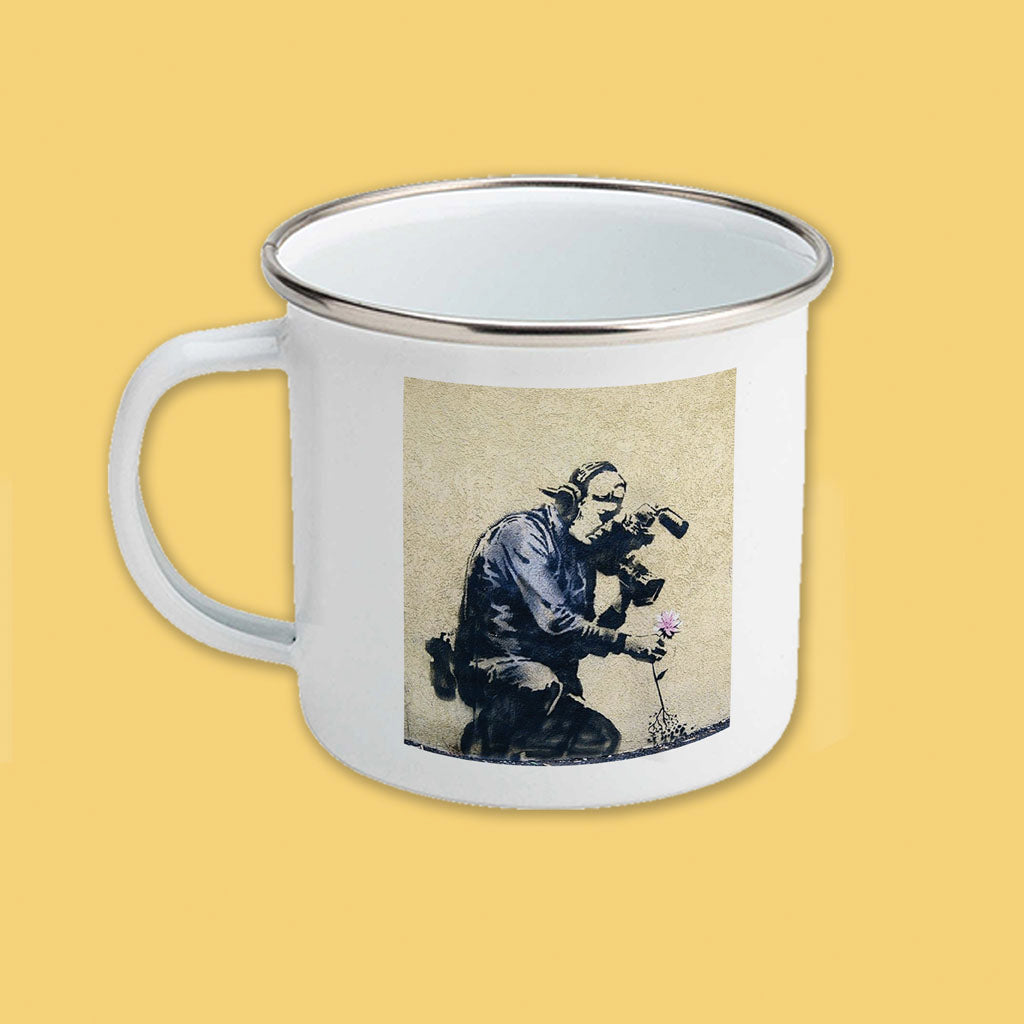 Graffiti art - Flower film Enamel Mug