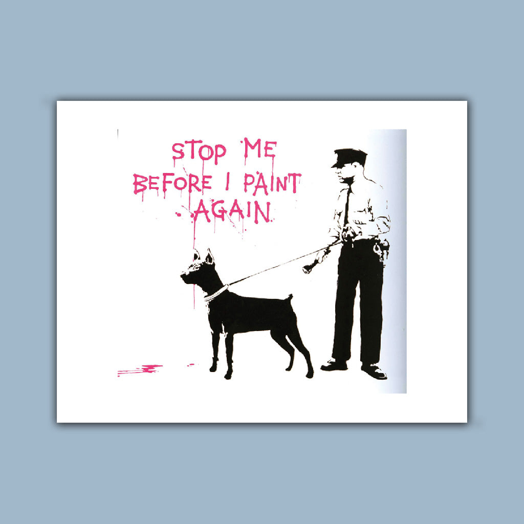 Graffiti art - Stop me Art Print
