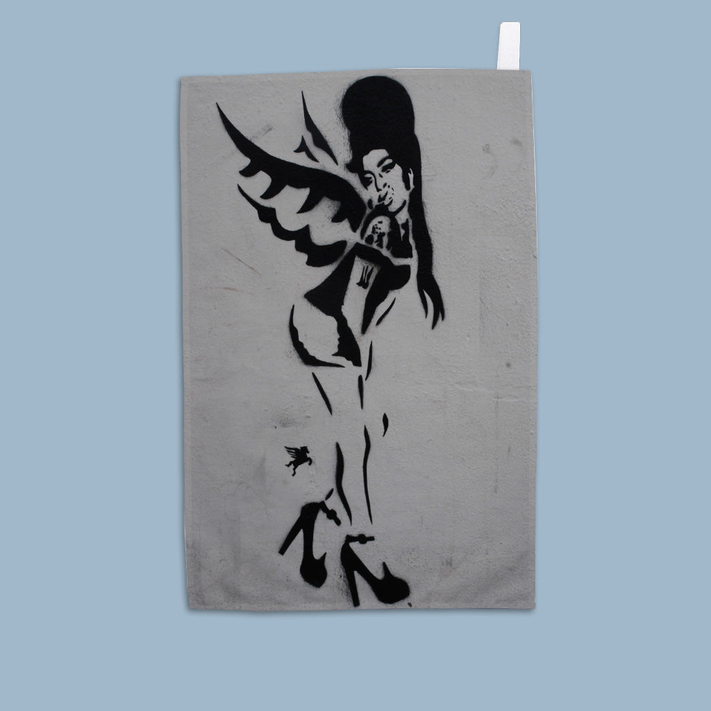 Film star poster - Amy Winehouse Tea Towel