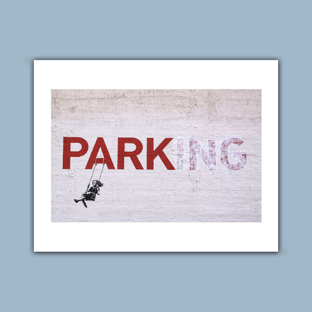 Parking Graffiti Art Print