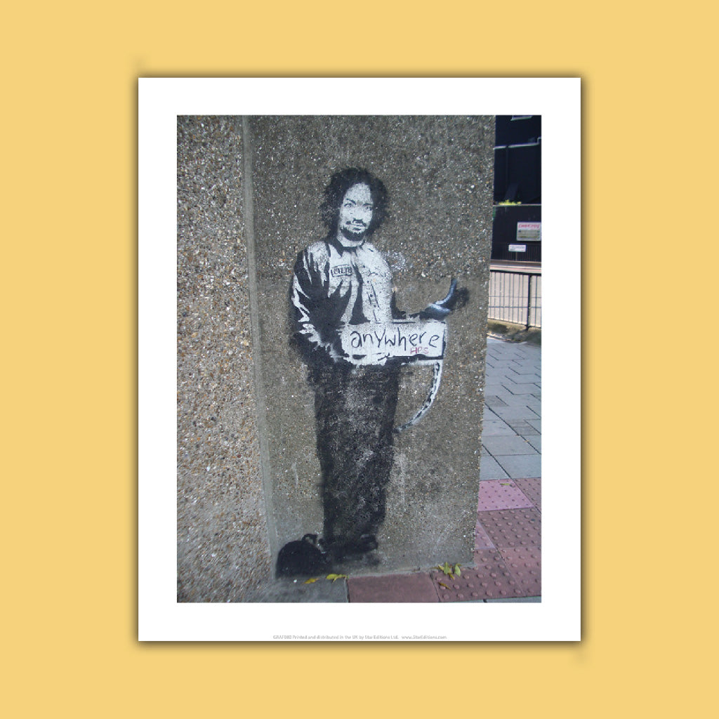 Graffiti Art - Prison Man Art Print