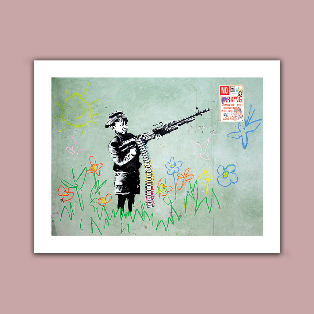 Child at war Art Print