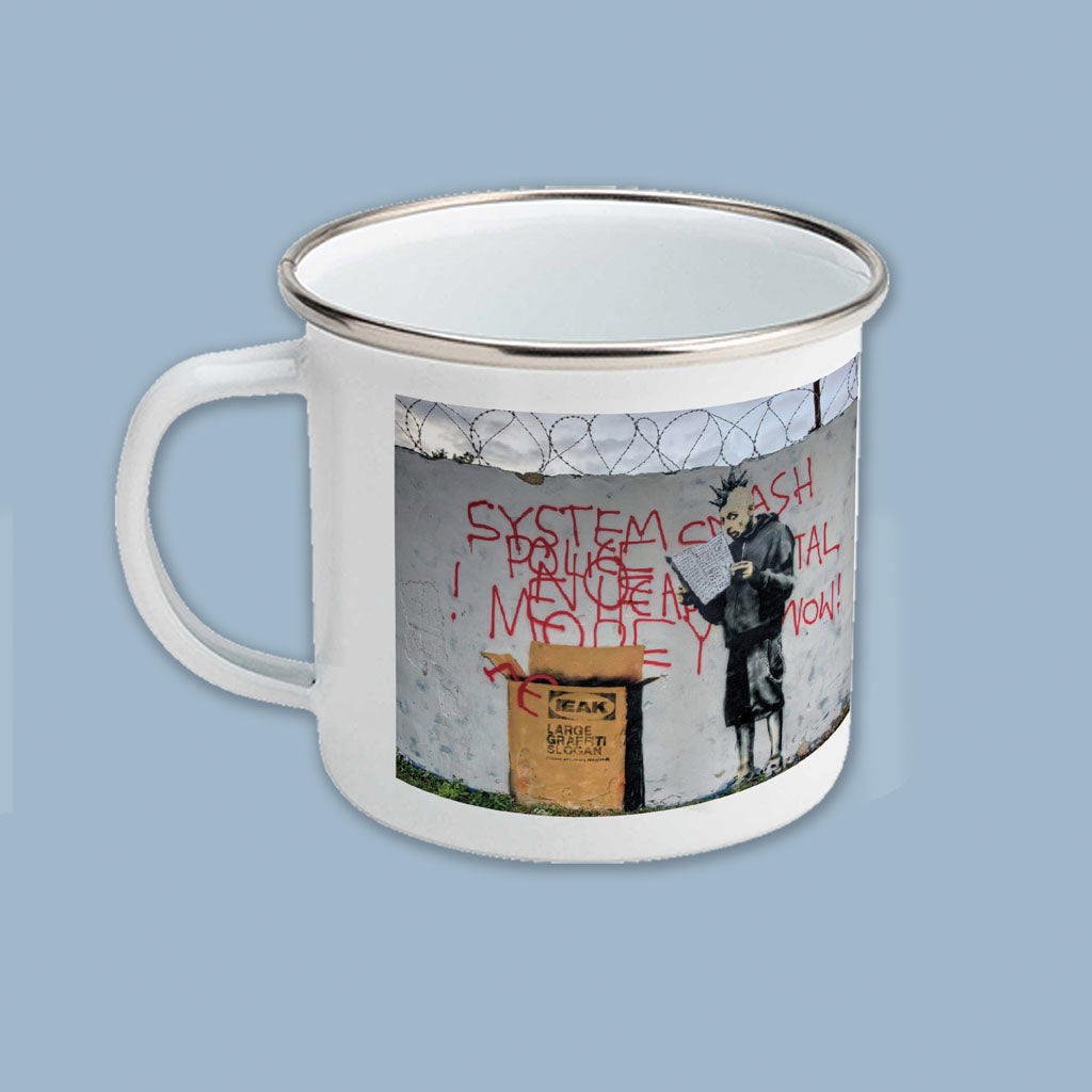 System crash Enamel Mug