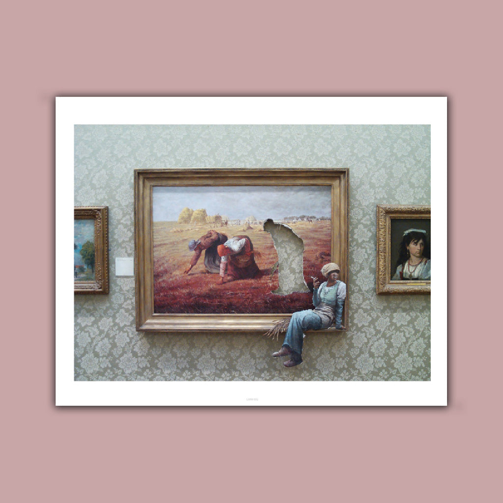 Retired from painting Art Print