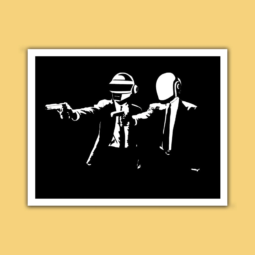 Pulp fiction x daft punk Art Print