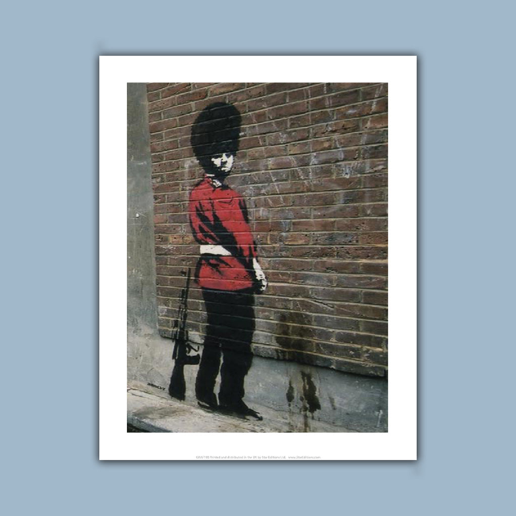 Graffiti Art - Guardsman Art Print