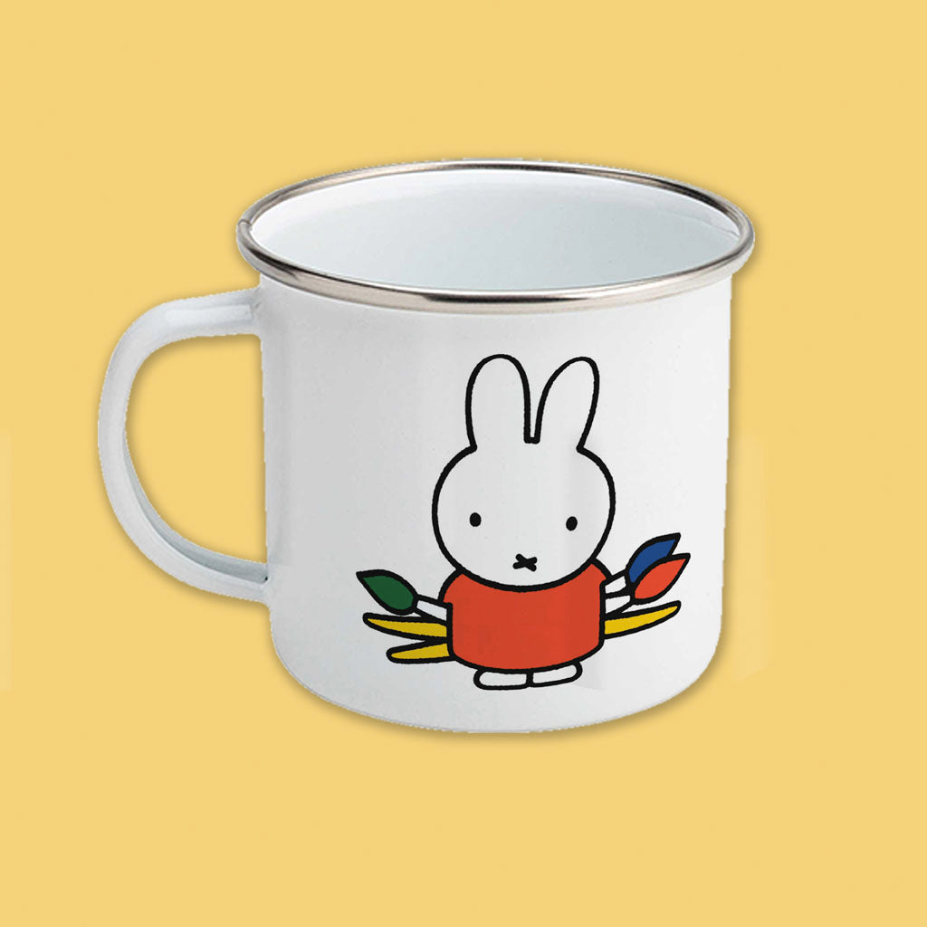 Miffy - Orange dungarees Enamel Mug