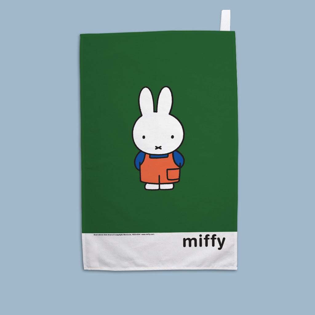Miffy - Orange dungarees Tea Towel