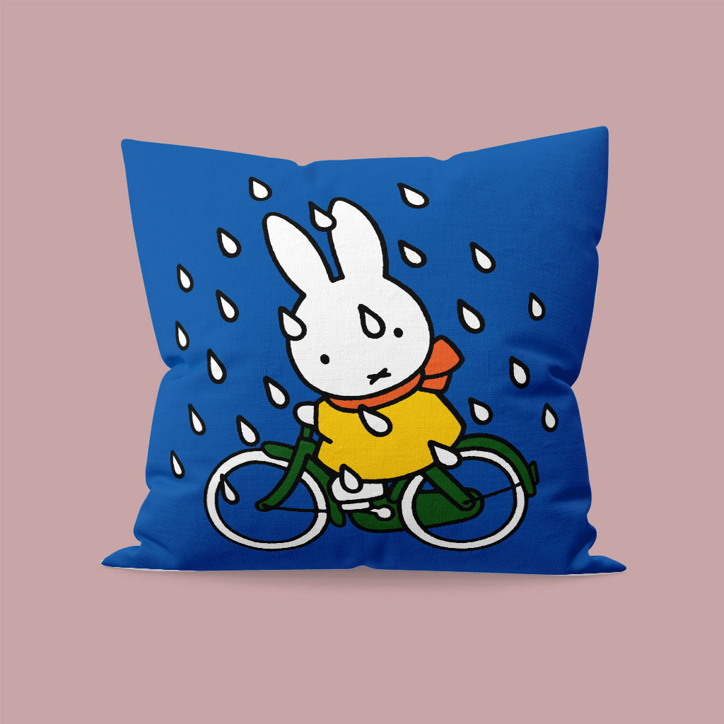 Miffy - Biking in the snow Cushion