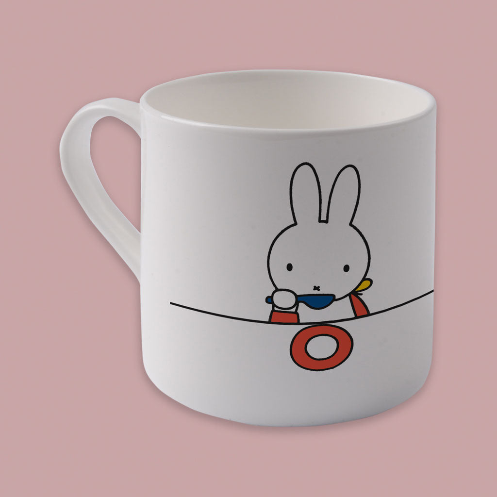 Miffy - Eating Dinner Bone China Mug