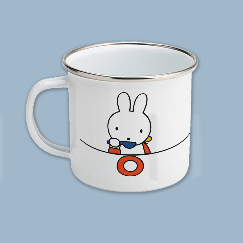 Miffy - Eating Dinner Enamel Mug