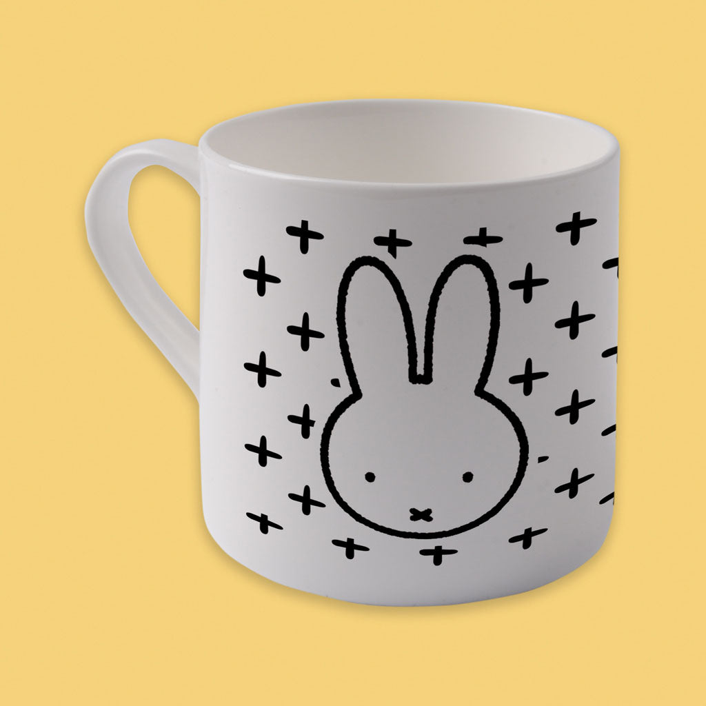 Miffy - Picture with crosses Bone China Mug