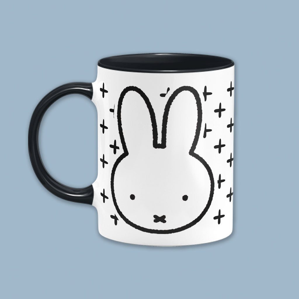 Miffy - Picture with crosses Coloured Insert Mug