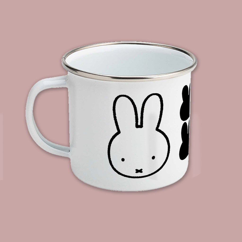 Miffy - Picture with crosses Enamel Mug