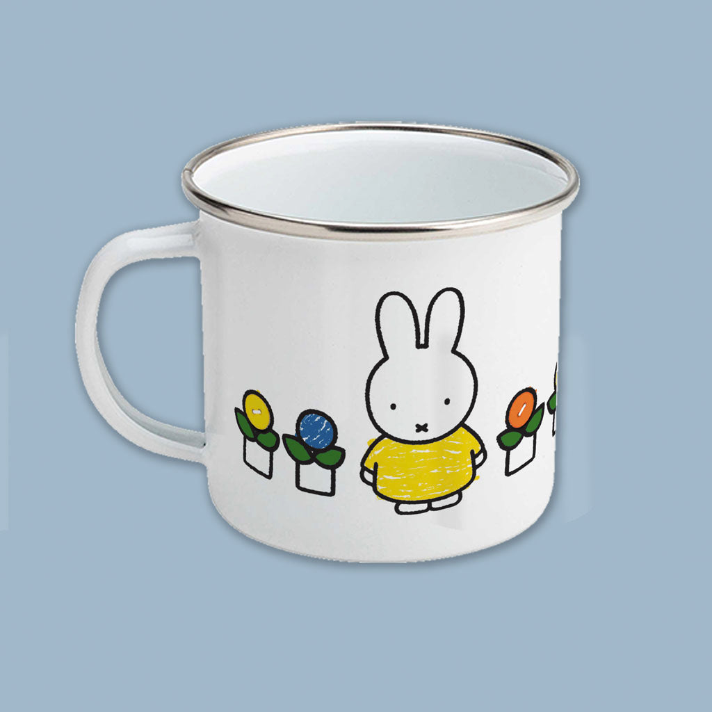 Miffy - Flowers Enamel Mug