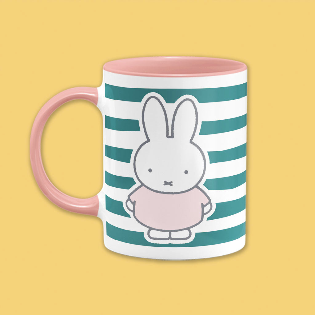 Miffy - in pink dress Coloured Insert Mug