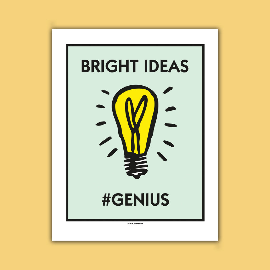 Monopoly Bright Ideas Art Print