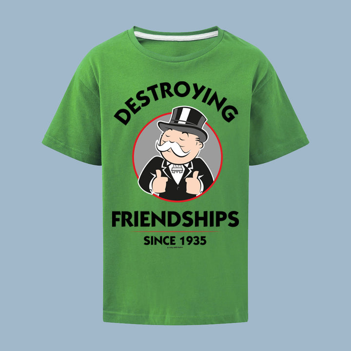 Monopoly Destroying Friendships Thumbs Up T-Shirt