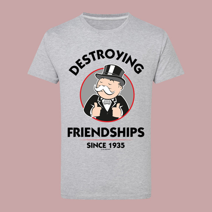 Monopoly Destroying Friendships Thumbs Up T-Shirt