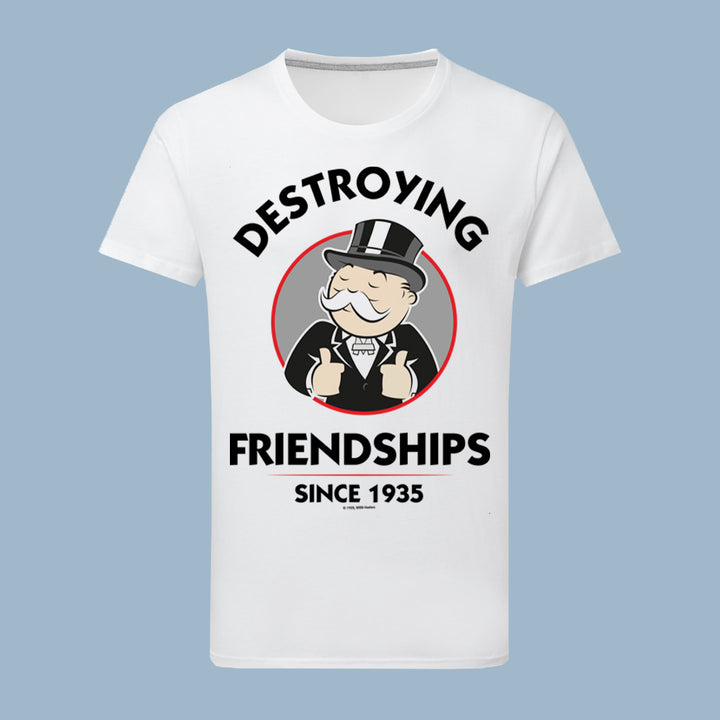 Monopoly Destroying Friendships Thumbs Up T-Shirt