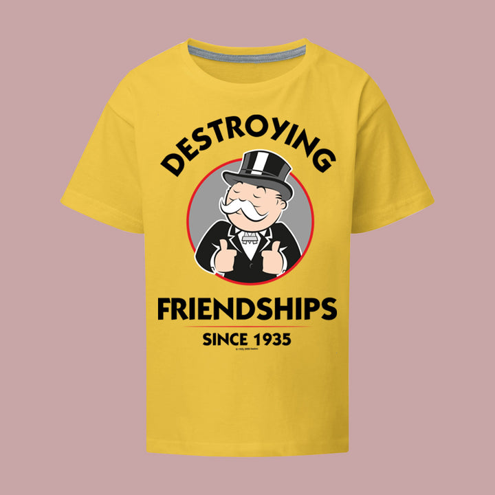 Monopoly Destroying Friendships Thumbs Up T-Shirt