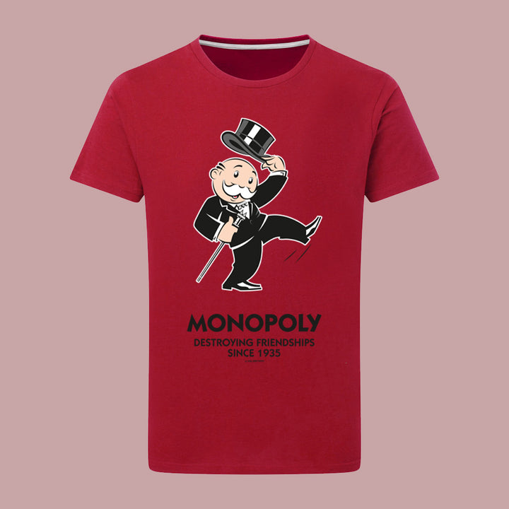 Monopoly Destroying Friendships Hat Kick T-Shirt