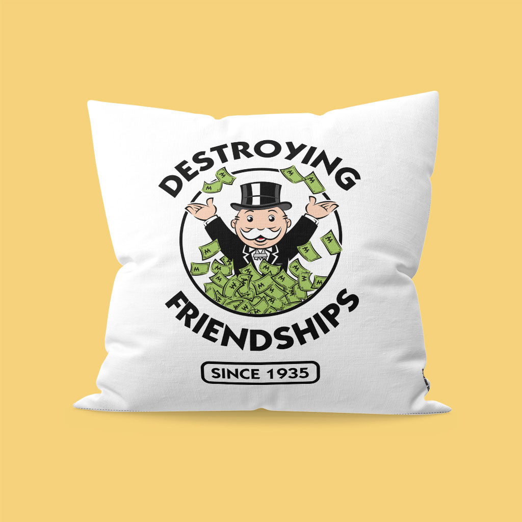 Monopoly Destroying Friendships Money Cushion