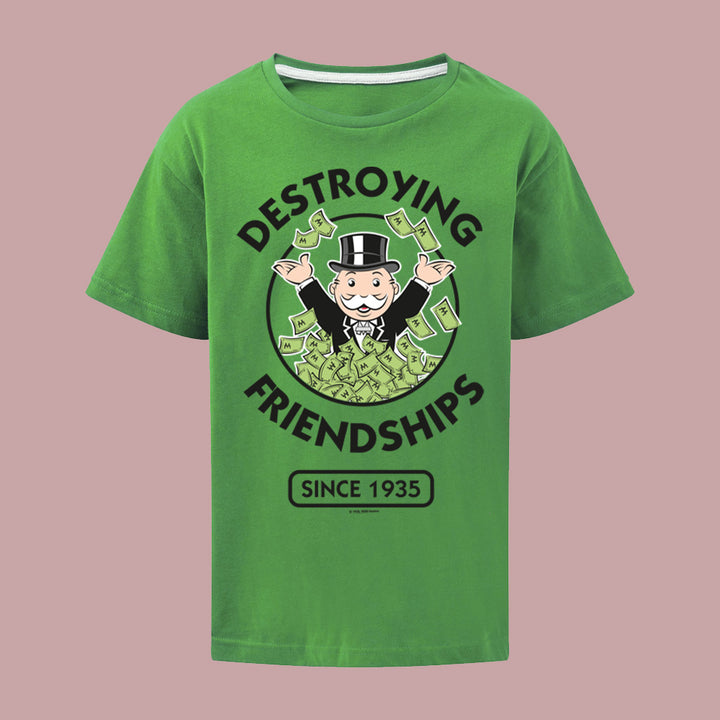 Monopoly Destroying Friendships Money T-Shirt