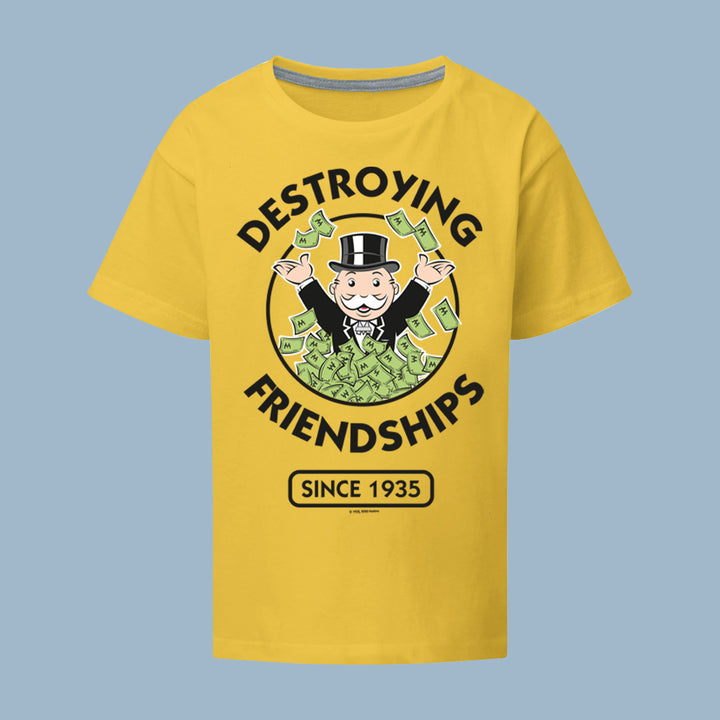 Monopoly Destroying Friendships Money T-Shirt