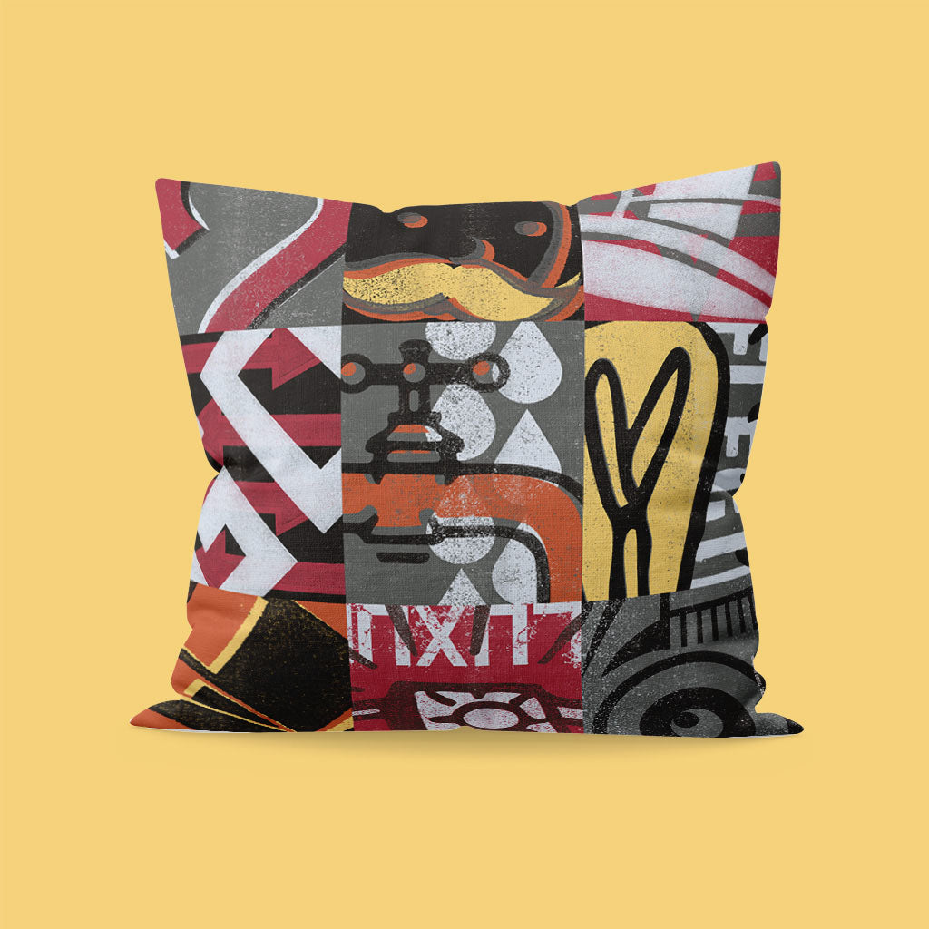 Monopoly Retro - Tiled Cushion